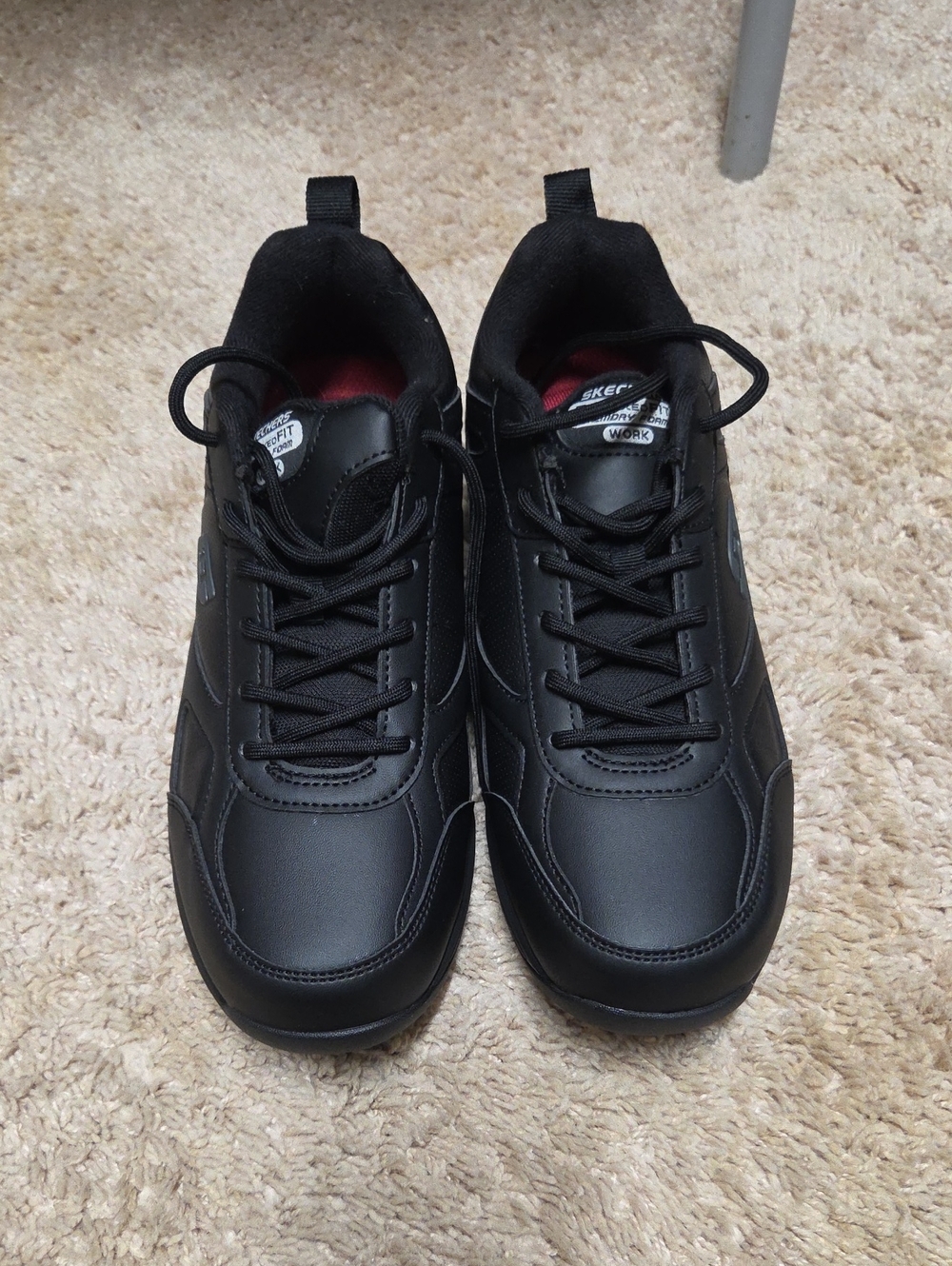 Skechers Women's Black Athletic Lace-Up Trainers